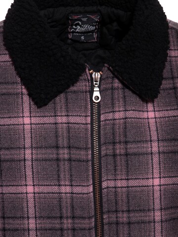 Queen Kerosin Winter Jacket in Pink