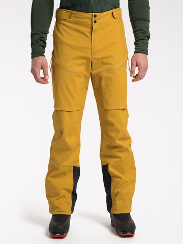Haglöfs Regular Outdoor Pants 'Touring Infinium' in Yellow: front