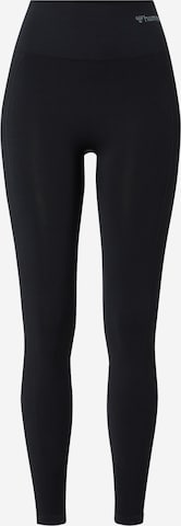 Hummel - Skinny Pantalón deportivo 'Tif' en negro: frente