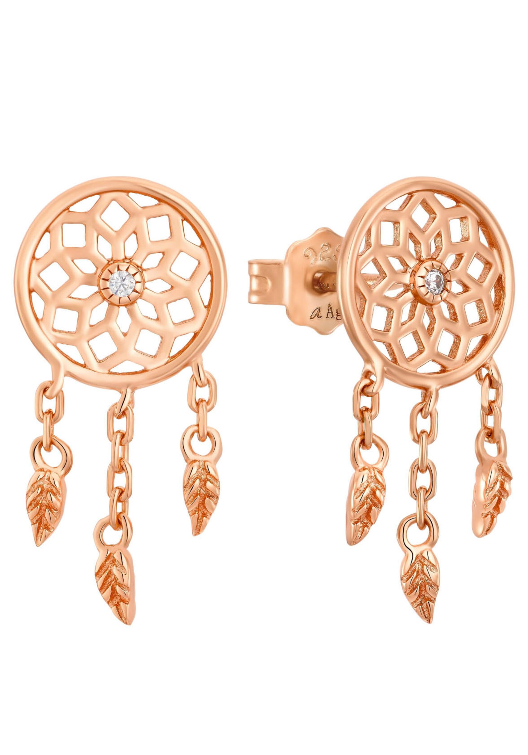 AMOR Earrings in Gold: front