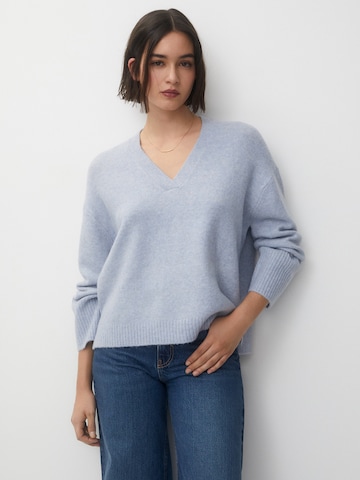 Pull&Bear Trui in Blauw: voorkant