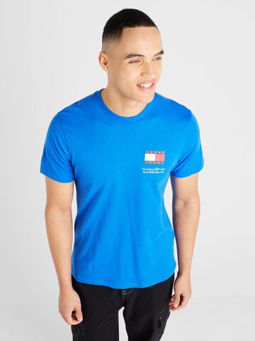 T-Shirt 'ESSENTIAL' Tommy Jeans en bleu : devant