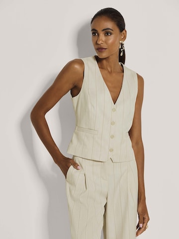 Gilet MADELEINE en blanc : devant