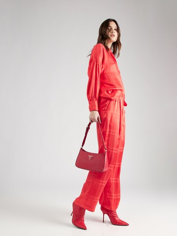 Soft Rebels Wide leg Pants 'Aida' in Red