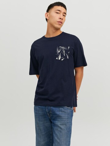 JACK & JONES T-Shirt 'Crayon' in Blau: predná strana