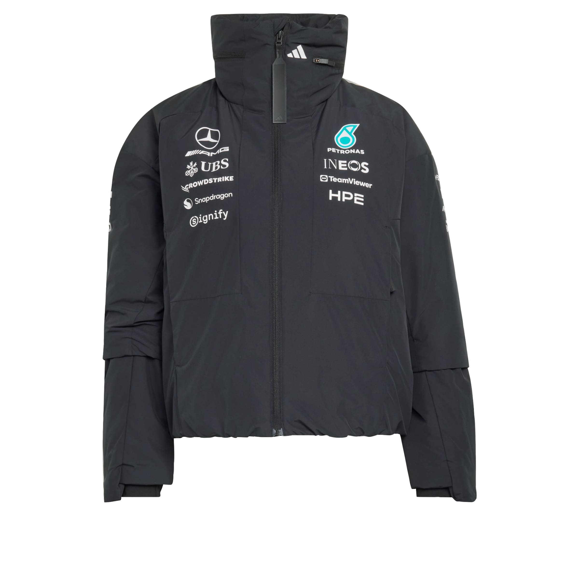 Veste de sport 'Mercedes AMG Petronas Formula 1 Team' ADIDAS PERFORMANCE en noir : devant