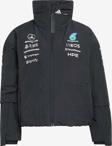 ADIDAS PERFORMANCE Athletic Jacket 'Mercedes AMG Petronas Formula 1 Team' in Black: front