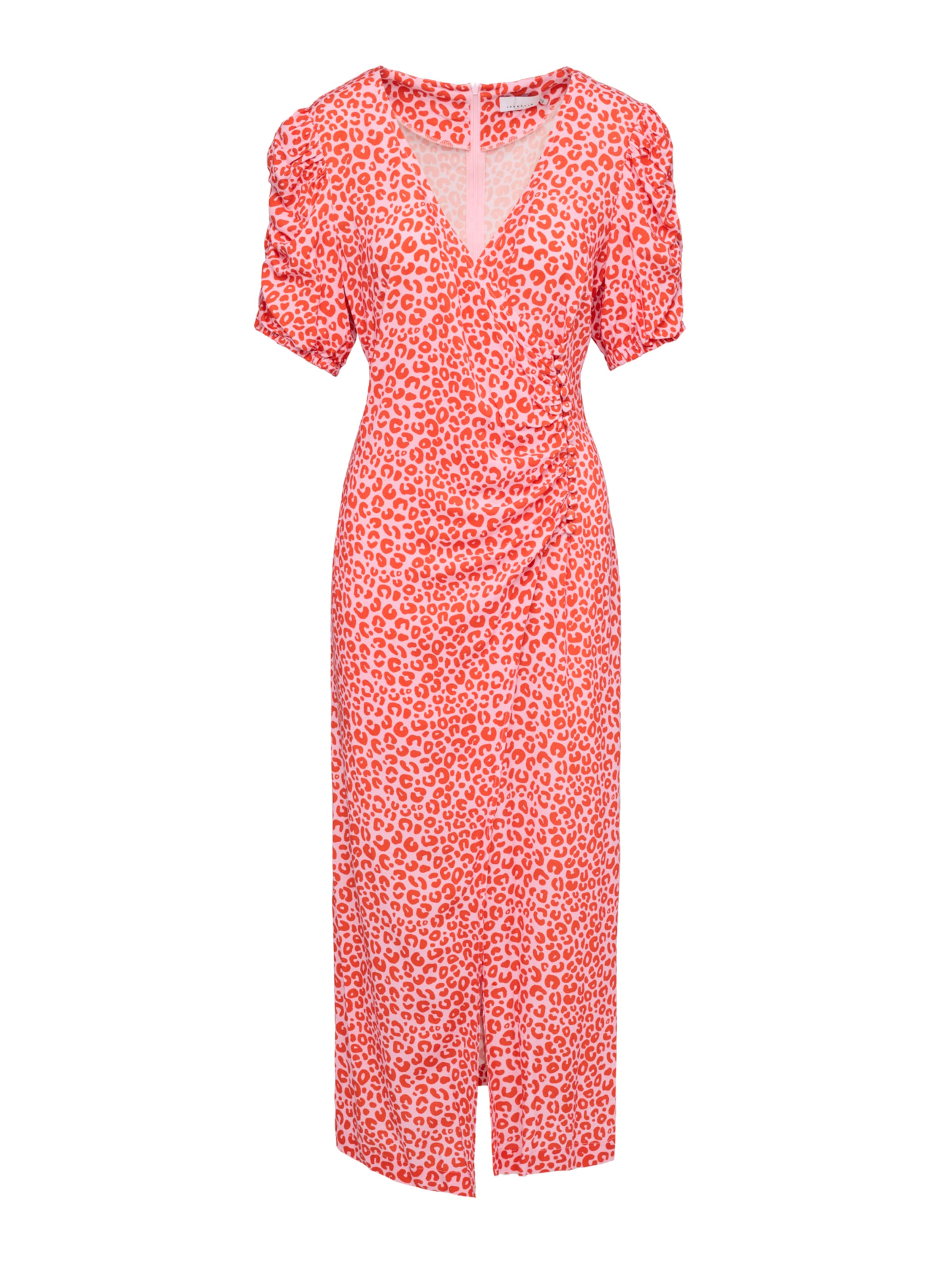 Rochie de la Laurella pe roz: față