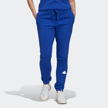 ADIDAS SPORTSWEAR Regular Sportbroek in Blauw: voorkant