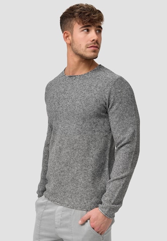 INDICODE JEANS Sweater 'Loakim' in Grey