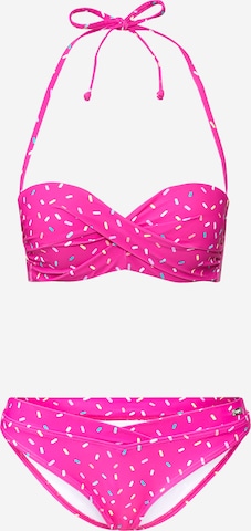 Bikini 'Candy' BUFFALO en rose : devant