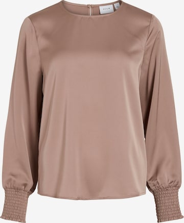 VILA Shirt 'VIELLETTE' in Beige: front