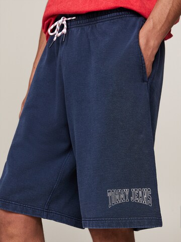 Tommy Jeans Loosefit Hose in Blau