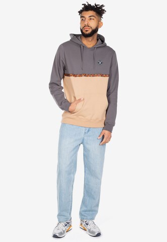 Iriedaily Sweatshirt 'Monta Banda' in Beige