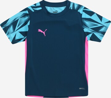 T-Shirt fonctionnel 'IndividualFINAL' PUMA en bleu : devant