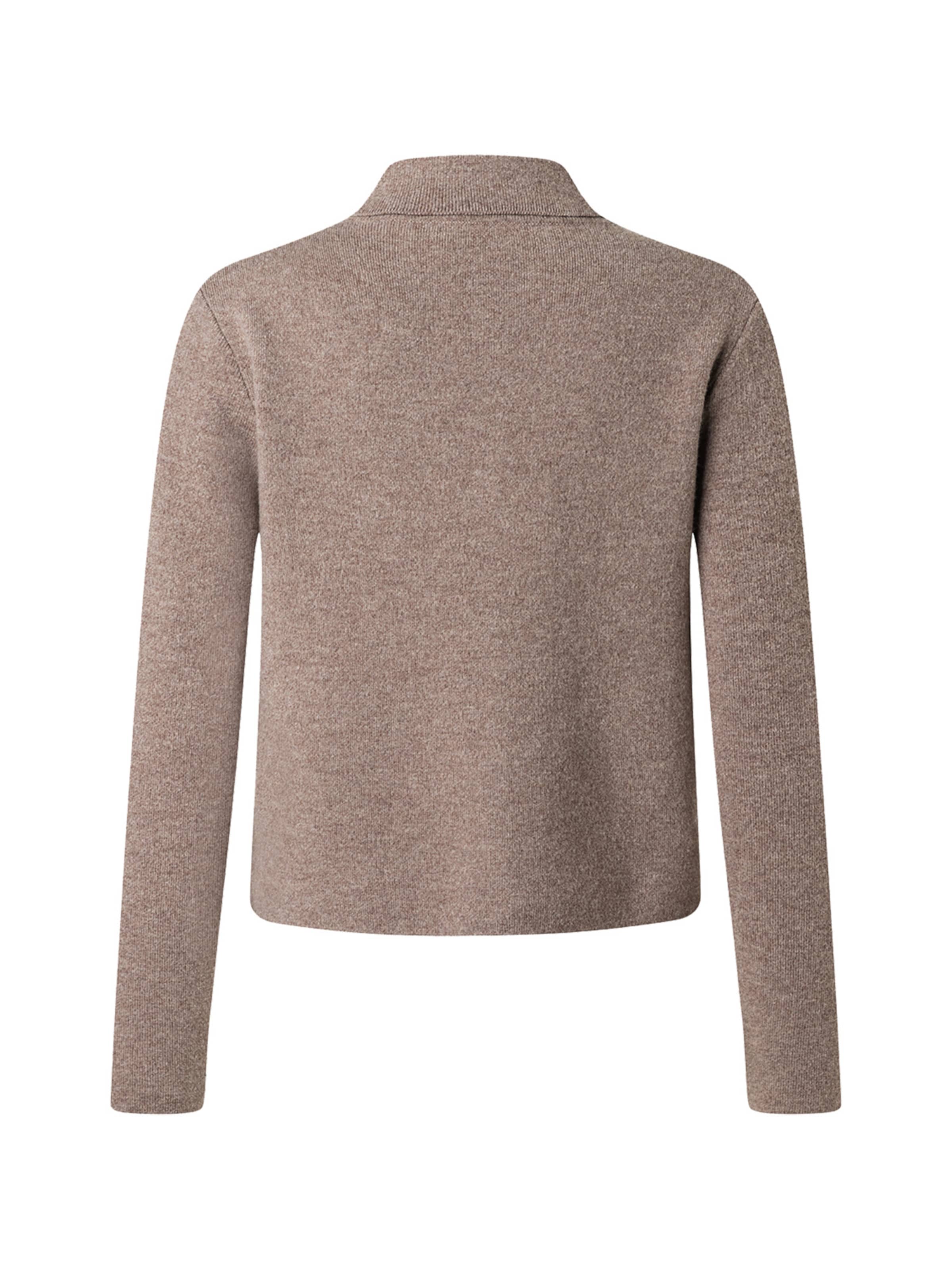 MAERZ Muenchen Knit cardigan 'Geelong' in Brown: back