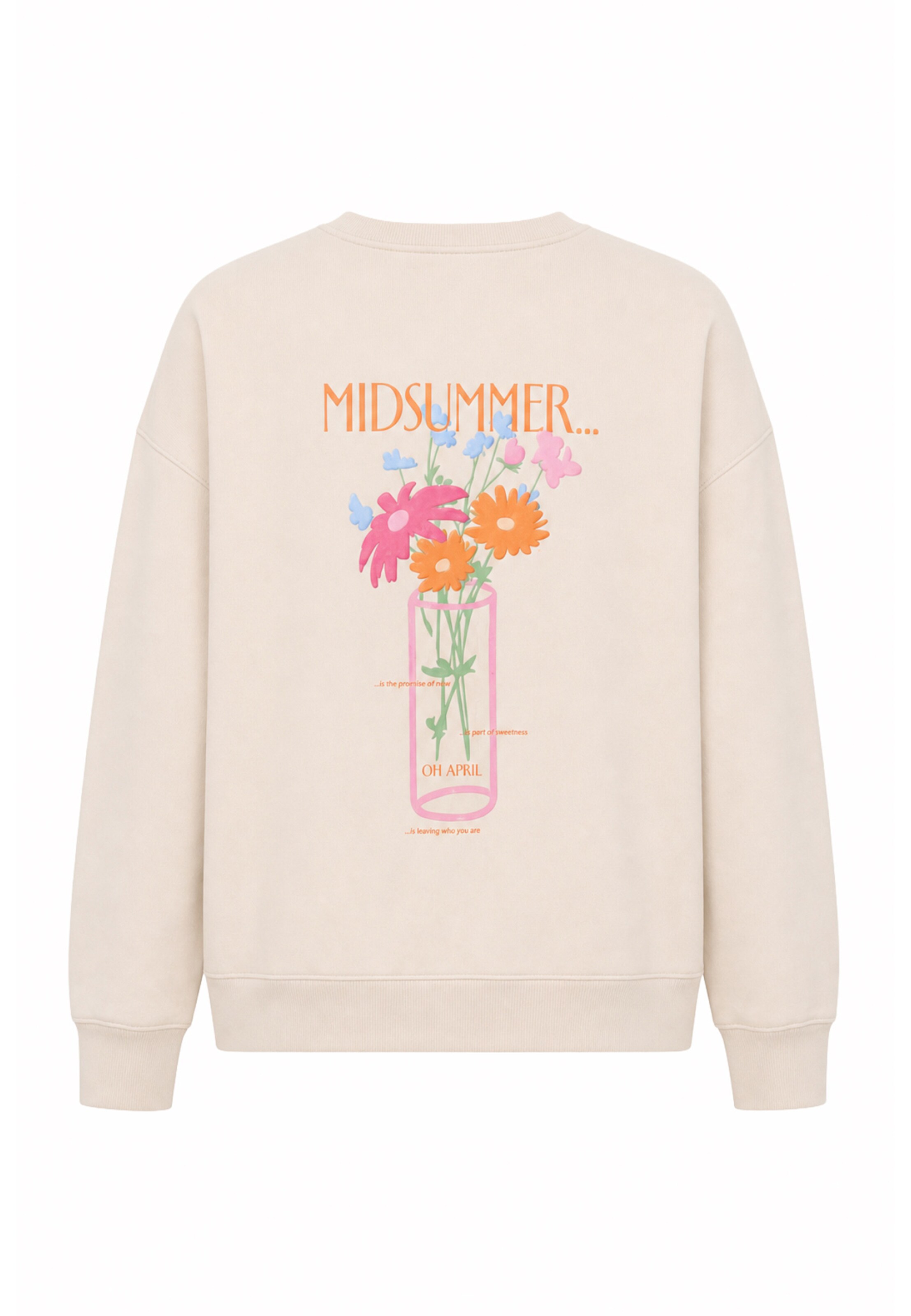 OH APRIL Sweatshirt 'Midsummer' in Beige