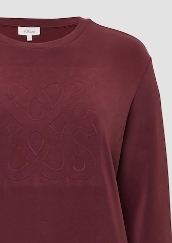 s.Oliver Sweatshirt in Rood