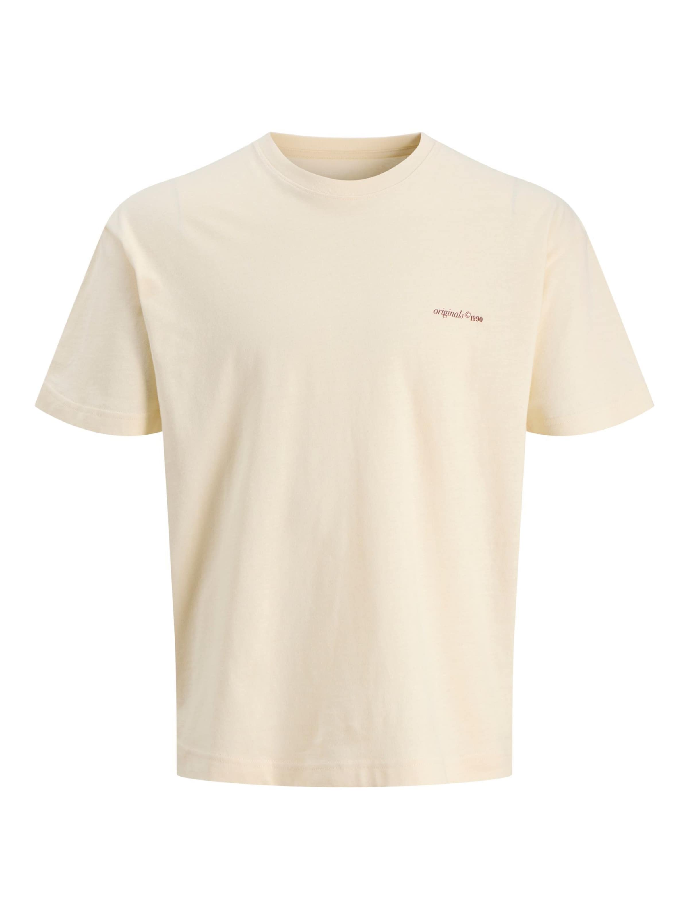 JACK & JONES Shirt in Beige: voorkant