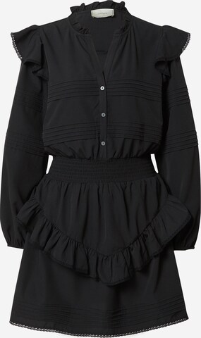 Neo Noir Skjortklänning 'Malene' i svart: framsida