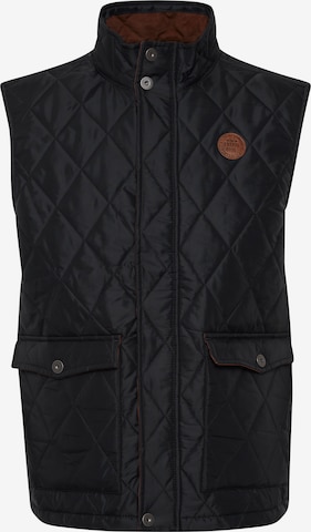 FQ1924 Vest 'Ando' in Black: front