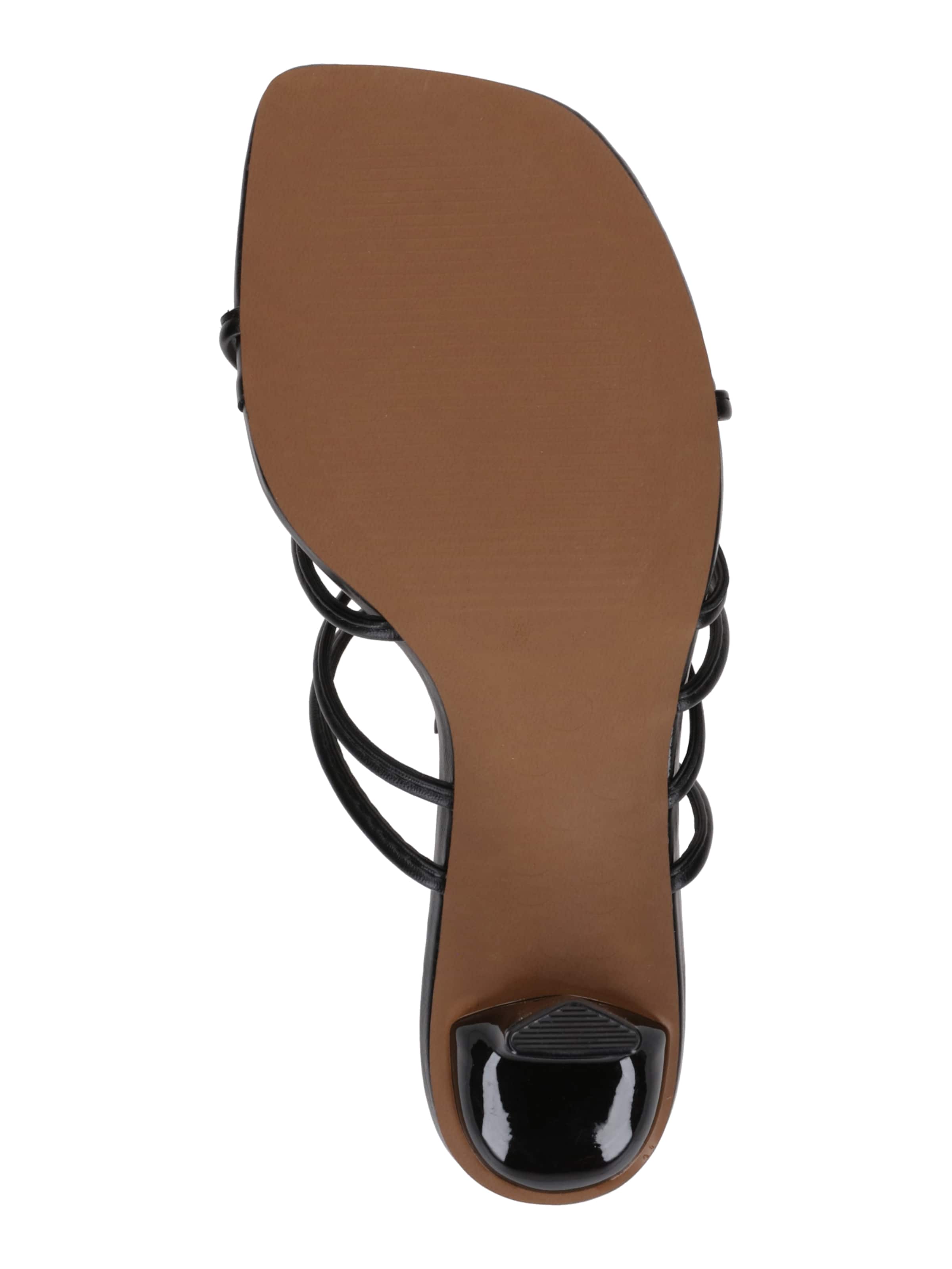 TOPSHOP T-bar sandals 'Foxy' in Black