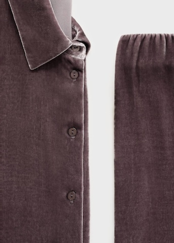 MANGO Schlafshirt 'Xbluti' in Lila