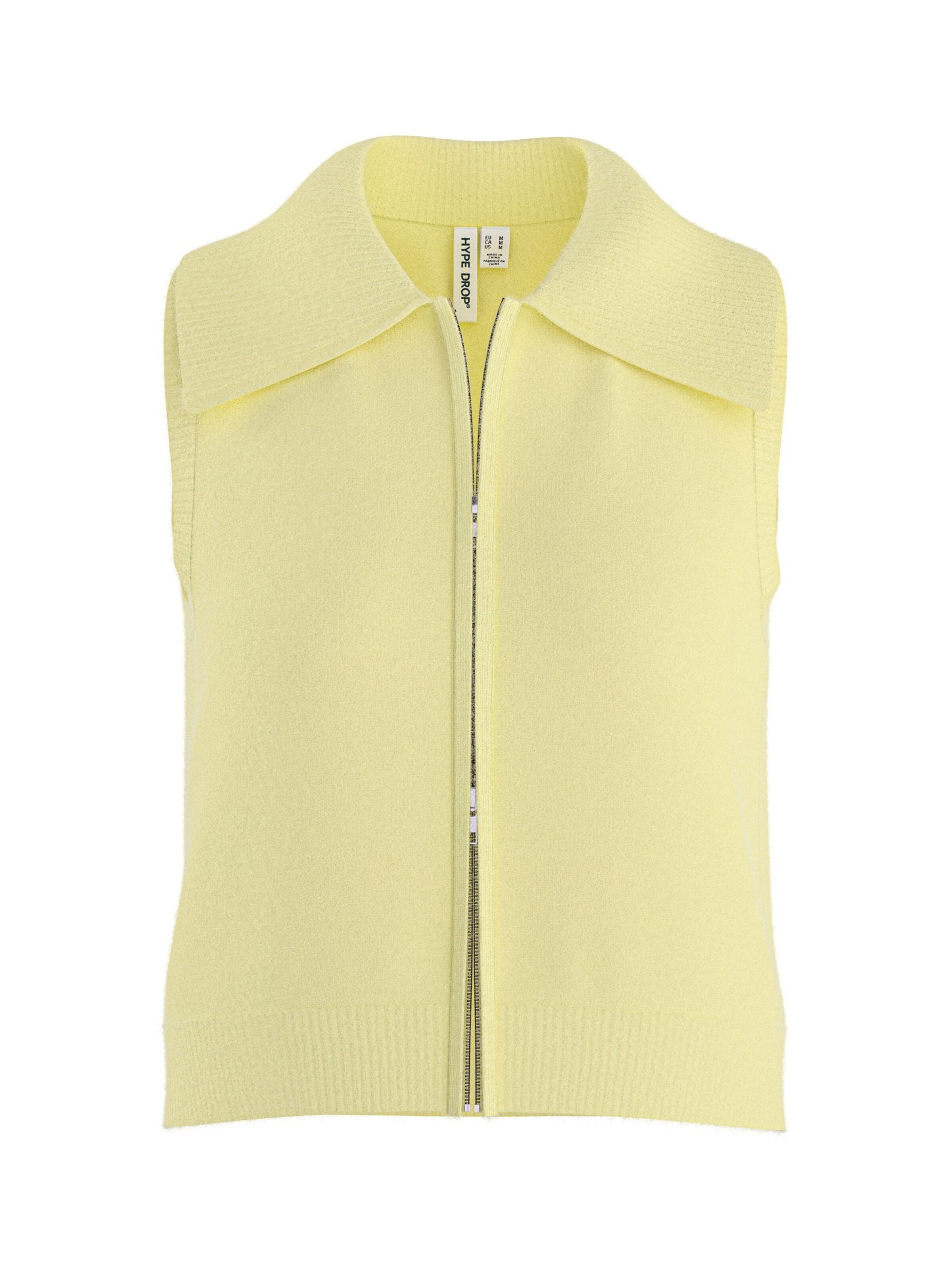 HYPEDROP - Chaleco en amarillo: frente