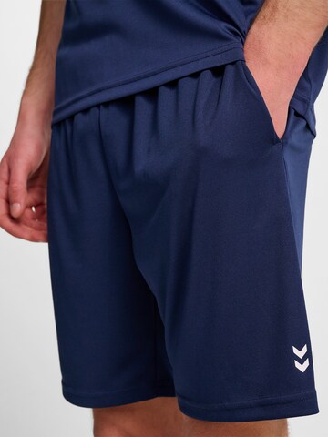 Regular Pantalon de sport 'Pulse' Hummel en bleu
