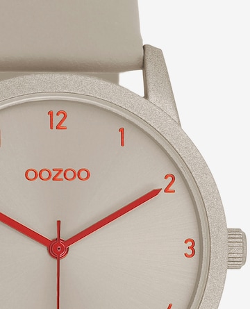 OOZOO Analog Watch in Beige