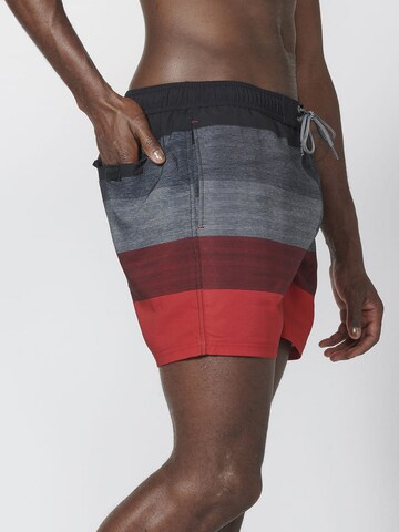 KOROSHI Board Shorts in Red