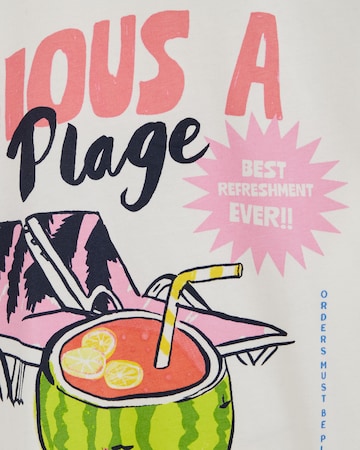 WE Fashion - Camiseta en blanco