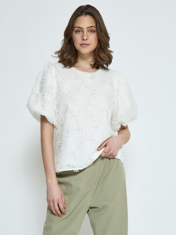 Chemisier 'Berte' minus en blanc : devant
