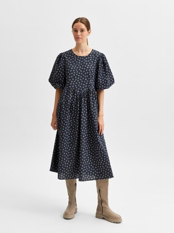 Robe 'Thora' SELECTED FEMME en gris : devant