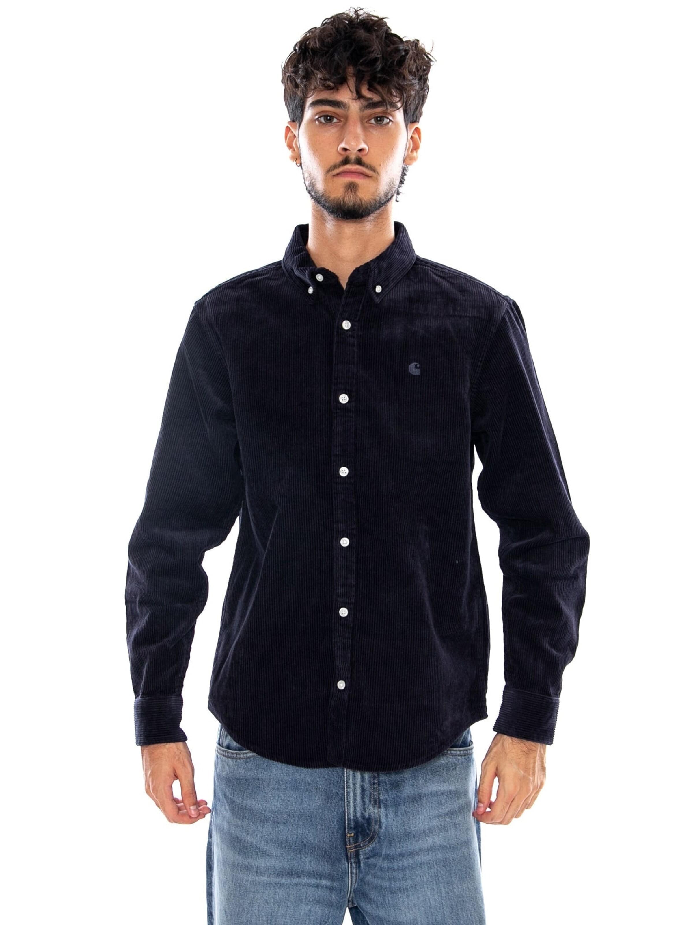 Comfort fit Camicia 'MADISON' di Carhartt WIP in blu: frontale