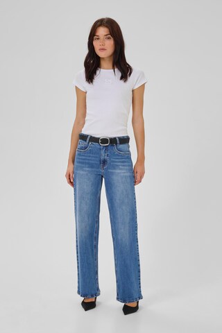 My Essential Wardrobe Wide Leg Jeans 'Louis 144' i blå