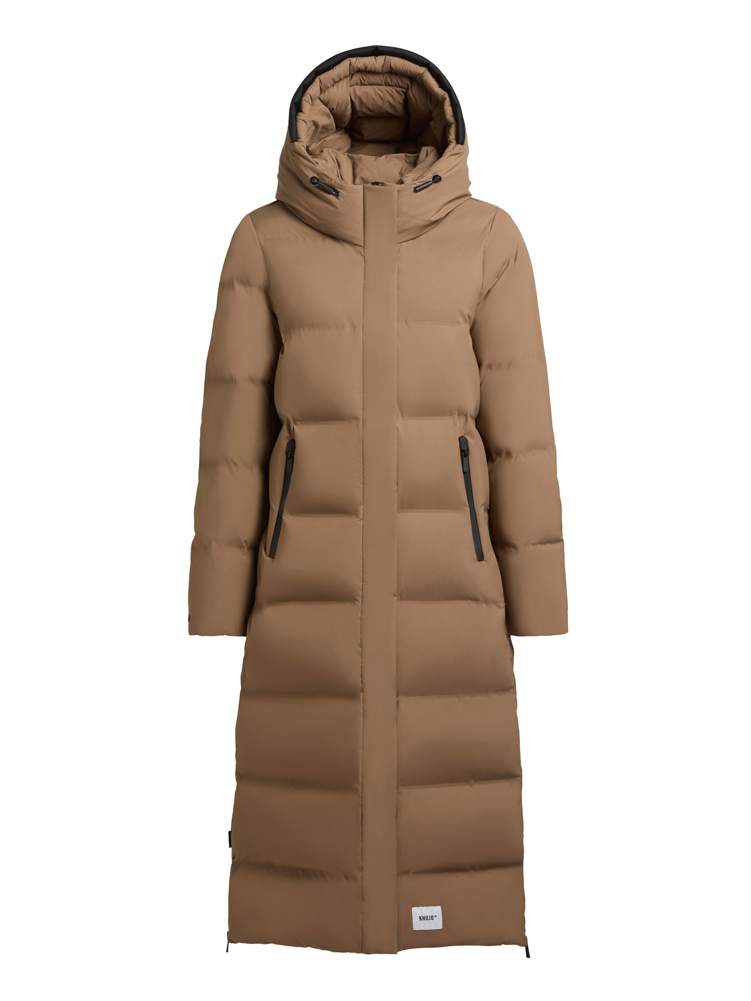 khujo Winter Coat 'MAYLA3' in Brown: front