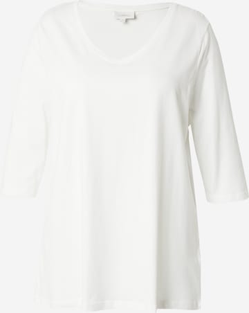T-shirt 'CARBonnie' ONLY Carmakoma en blanc : devant