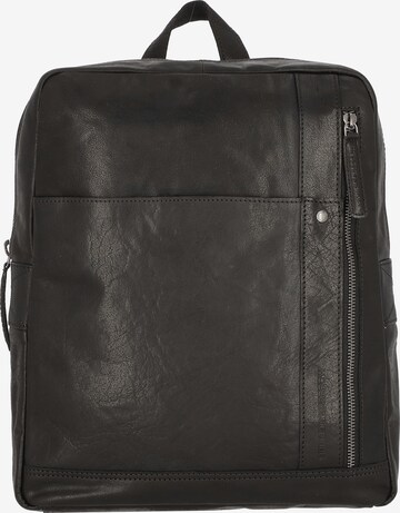 Spikes & Sparrow Backpack 'Bronco' in Black: front