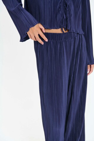 Wide Leg Pantalon 'SZZuni' SAINT TROPEZ en bleu