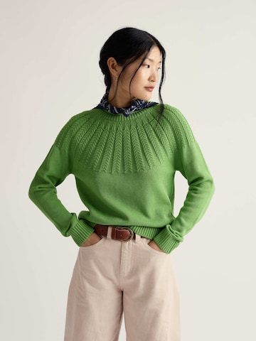 Pull-over 'Stone Chat' Seasalt Cornwall en vert : devant