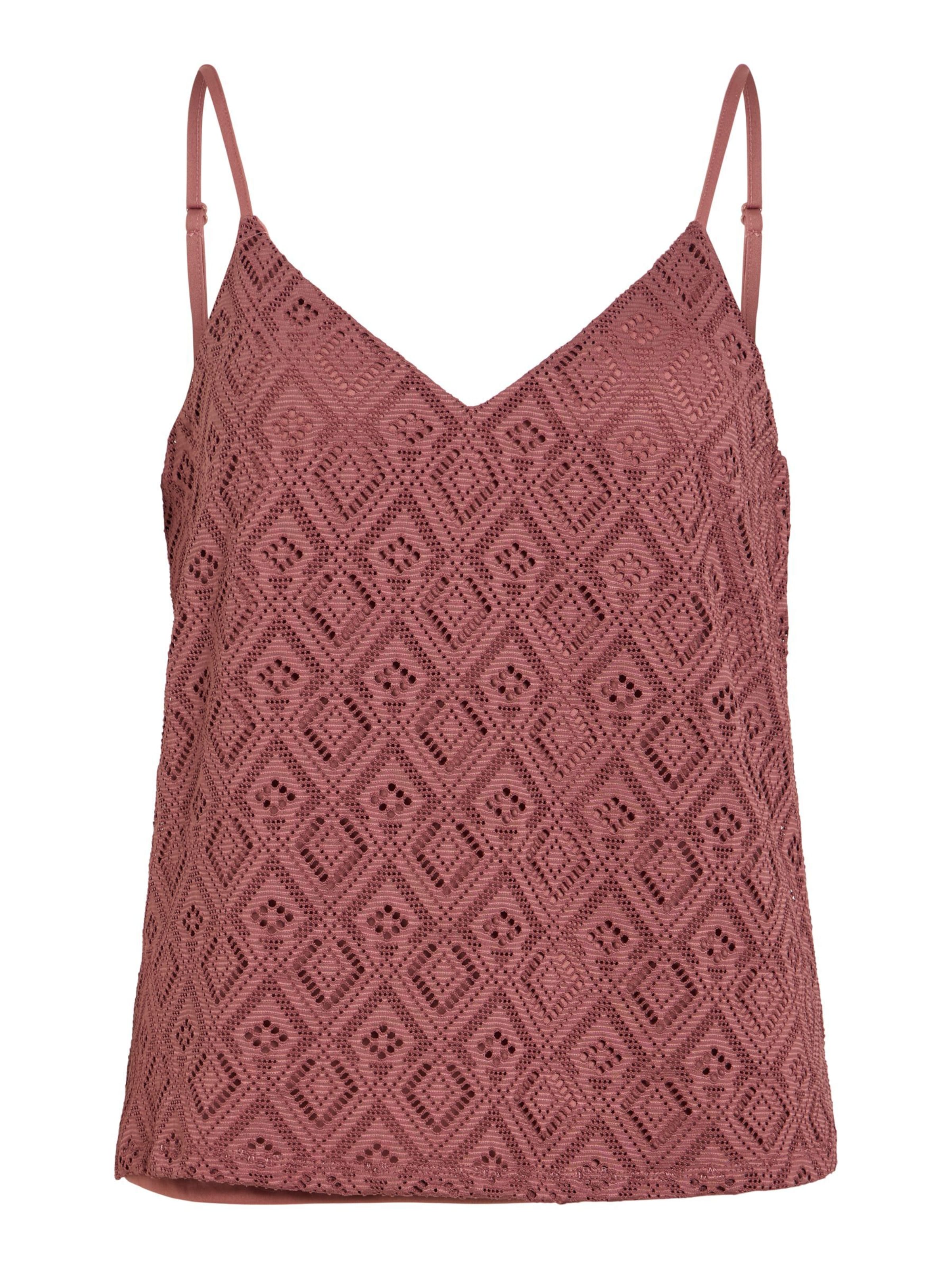 VILA Top 'VINUSA' in Brown: front