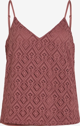 VILA Top 'VINUSA' in Brown: front