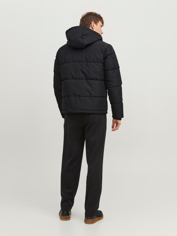 JACK & JONES Winterjas 'Mason' in Zwart