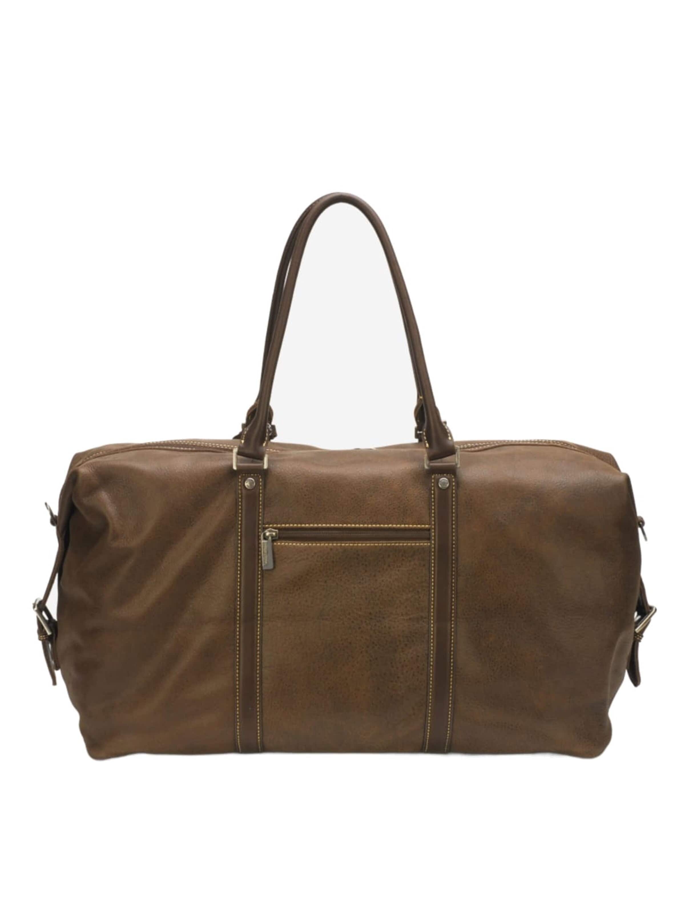 Arthur & AstonRučna torbica 'Arthur & Aston Sac voyage Homme Chataigne' - crna boja