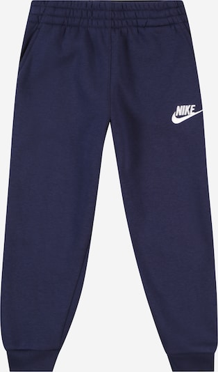 Nike Sportswear Hlače 'Club Fleece' u mornarsko plava / bijela, Pregled proizvoda
