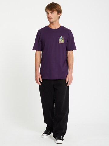 Volcom T-Shirt 'Catv' in Lila