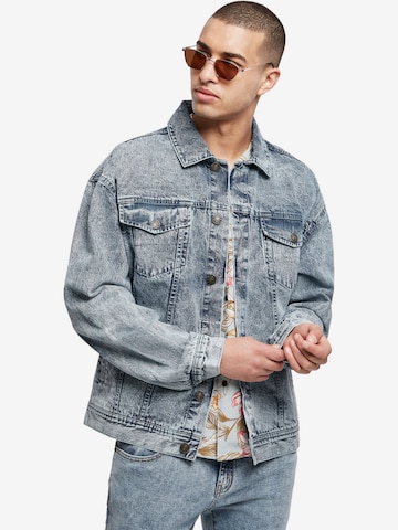 Veste mi-saison Urban Classics en bleu : devant