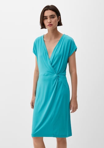 Robe s.Oliver BLACK LABEL en bleu : devant