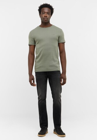 MUSTANG T-Shirt 'Style Allen' in Grün: Vorderseite